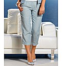 Olsen Cropped Linen Trousers