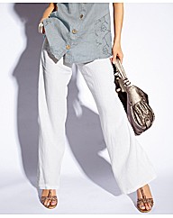 Lawson Wide Leg Linen Trousers