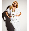 Lawson Short Sleeve Linen Blouse