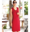 Apanage Linen Embroidery Detail Dress