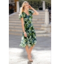 Gray & Osbourn Silk Chiffon Dress