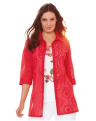 Basler Broderie Anglais Overshirt