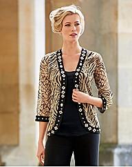 Gray & Osbourn Georgette Zebra Jacket