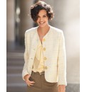 Gray & Osbourn Tweed Collarless Jacket