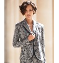Gelco Snake Print Jersey Jacket