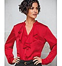 Gerry Weber Satin Frill Front Blouse