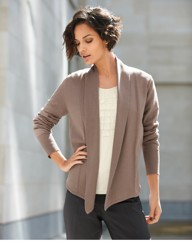 Gray & Osbourn Fine Knit Open Cardigan