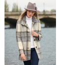 Gray & Osbourn Wool Mix Check Coat