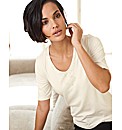 Gray & Osbourn Beaded Jersey Top