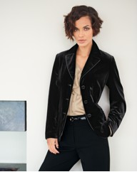 Gray & Osbourn Velvet Blazer