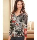 Chesca Printed Jersey Jumper