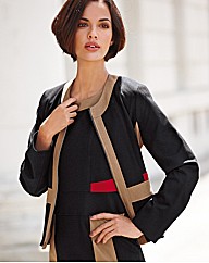 Gelco Ponte Roma Colourblock Jacket