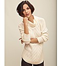 Gelco Chunky Knit Roll Neck Jumper