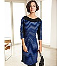 Frank Walder Stripe Jersey Dress