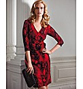 Frank Lyman Flocked Velvet Dress