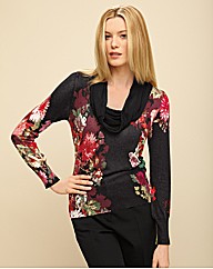 Passport Fine Knit Printed Jumper