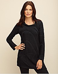 Sulu Textured Jersey Tunic