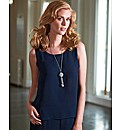 Gina Bacconi Sleeveless Chiffon Top