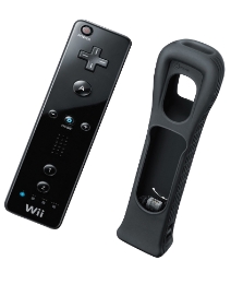 Black Wii Remote + Motion Plus