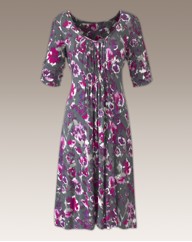 Fusions By East Print Dress 43in