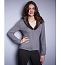 Fusions By East Faux Fur Cardigan 27in