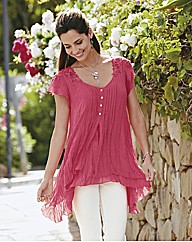 Changes By Together Applique Blouse