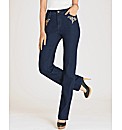 Changes By Together Embroidered Jeans