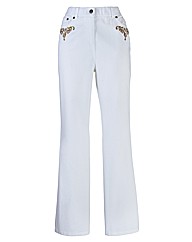Changes By Together Embroidered Jeans