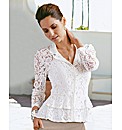 Changes By Together Peplum Lace Blouse