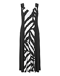 Joanna Hope Print Panel Maxi Dress