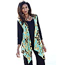 Joanna Hope Print Front Jersey Cardigan