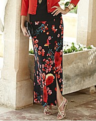 Joanna Hope Split Print Maxi Skirt