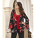 Joanna Hope Print Jersey Kimono Shrug