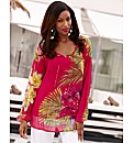 Joanna Hope Print Gypsy Top and Cami