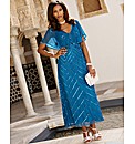 Joanna Hope Sequin Dress and Cape Bolero