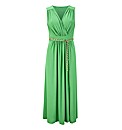 Joanna Hope Chain Belt Jersey Maxi Dress