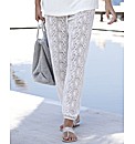 Joanna Hope Broderie Anglaise Trousers