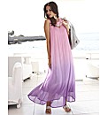 Joanna Hope Dip Dye Bead Trim Maxi Dress