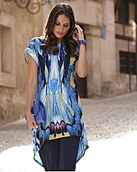 Joanna Hope Shaped Hem Jersey Tunic