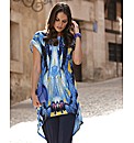 Joanna Hope Shaped Hem Jersey Tunic