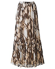 Joanna Hope Crinkle Print Maxi Skirt