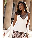 Joanna Hope Applique Trim Jersey Top