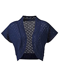 Knitted Short Sleeve Shrug Cardigan