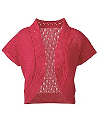 Knitted Short Sleeve Shrug Cardigan