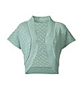 Knitted Short Sleeve Shrug Cardigan
