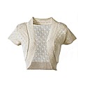 Knitted Short Sleeve Shrug Cardigan