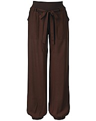 Harem Pants with Drawstring Waist