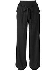 Harem Pants with Drawstring Waist