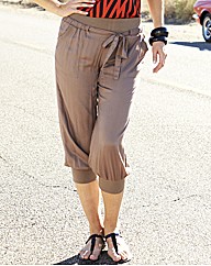 Cropped Harem Pants