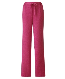 Petite Linen-Look Trousers Length 25in